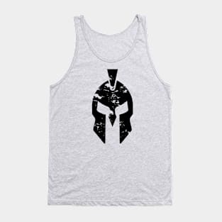 Spartan Warrior Helmet Icon Vector Tank Top